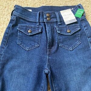Gap High Rise 70’s Flare blue jeans size 25